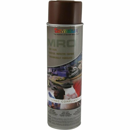 SEYMOUR MIDWEST 20 oz MRO Industrial High Solids Spray Paint, Red Oxide Primer, 6PK SM620-1407